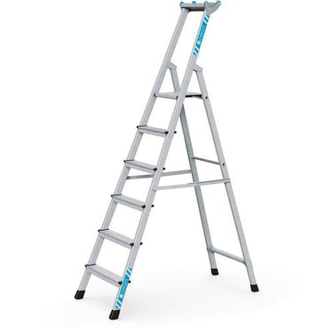 Trappestige i aluminium 6 trin 1,50 m - 1