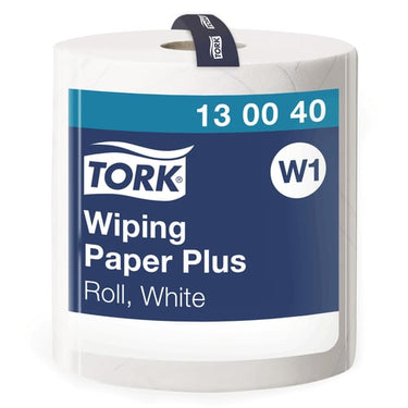 Tork Aftørringspapir Plus rl m/510m W1 hvid - 1