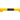 Beskyttelsesbøjle 3mm L800mm gul/sort - 1