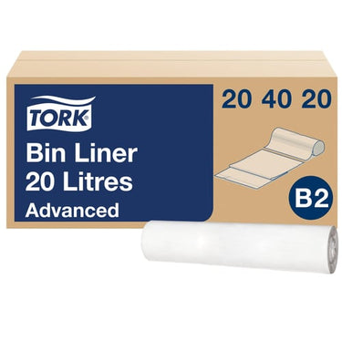 Tork 204020 Affaldsposer 20L B2 10 ruller/kasse 1 rulle = 100 poser - 1