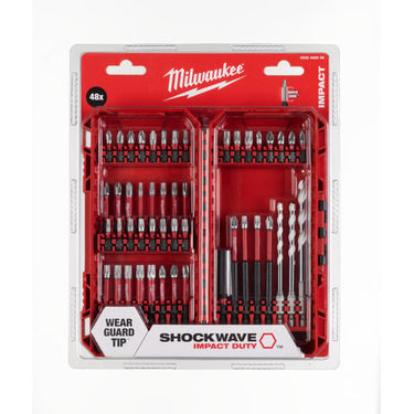 Milwaukee bitssæt Shockwavw D/DRI CD 48 dele - 1
