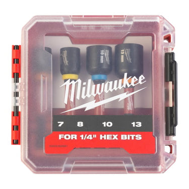 Milwaukee Sekskanttop Magnetisk Sæt 4P - 1