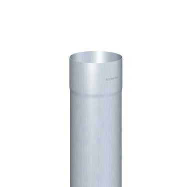 RHEINZINK nedløbsrør rundt 3 m 76 x 0,7 mm - 1