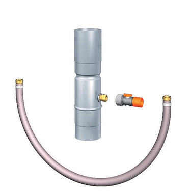 RHEINZINK regnvandssamler med Gardenastik 76 mm - 1