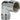 Vinkel 90° muffe/nippel messing forkromet 1/2" - 1
