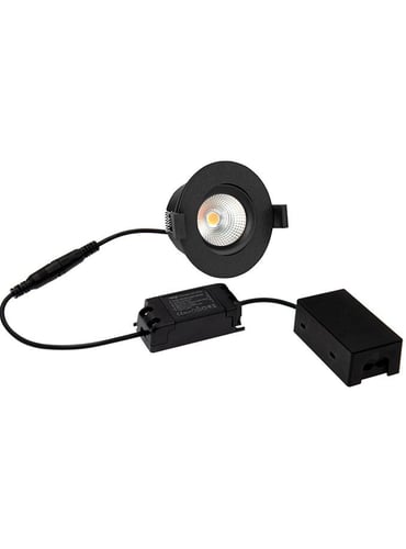 HiluX D3 Tilt360 - Full Spectrum LED Indbygningsspot - Ra97 - 2700K - Sort - 1