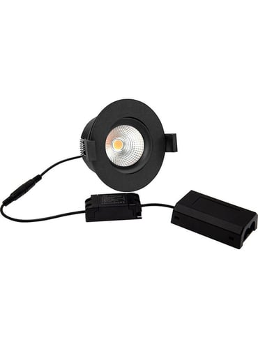 HiluX D8 Tilt360 - Full Spectrum LED Indbygningsspot - Ra97 - 2700K - Sort - 1
