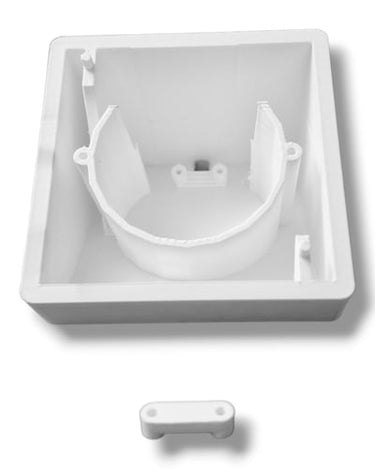 Shelly - Wall Display Bordstander - 35 grader - Hvid - 1