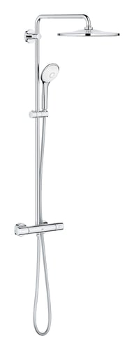 GROHE Euphoria 310 brusesystem med termostat til væg krom - 1