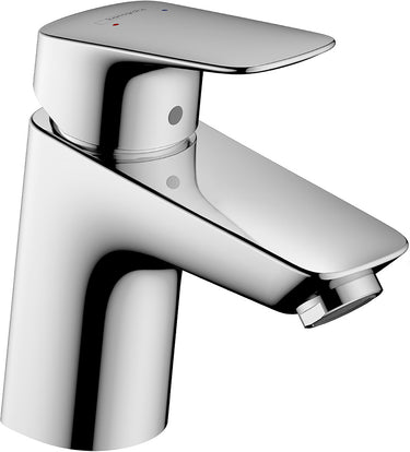 hansgrohe Logis 1-grebs håndvaskarmatur 70 med push-open bv krom - 1