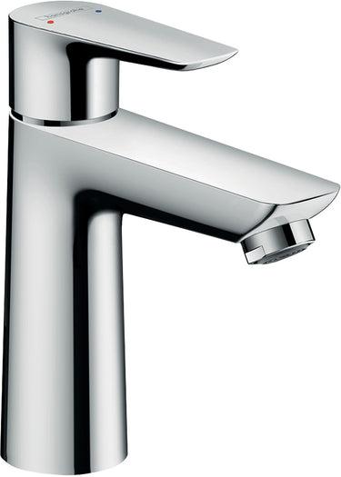hansgrohe Talis E 110 håndvaskarmatur m/push-open bundventil krom - 1