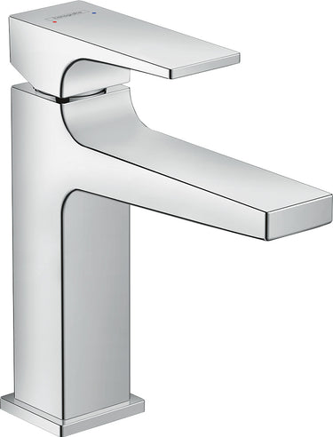 hansgrohe Metropol 110 håndvaskarmatur med push-open bundventil krom - 1