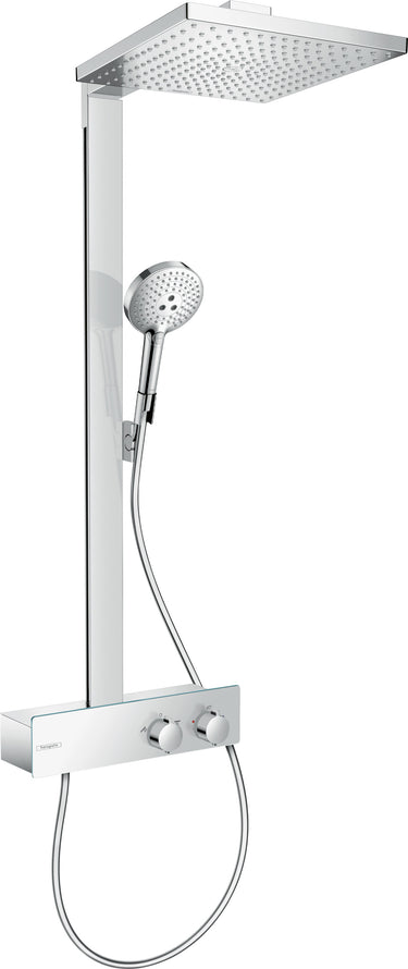 hansgrohe Raindance E 300 1jet showerpipe EcoSmart 350 ST med term krom - 1