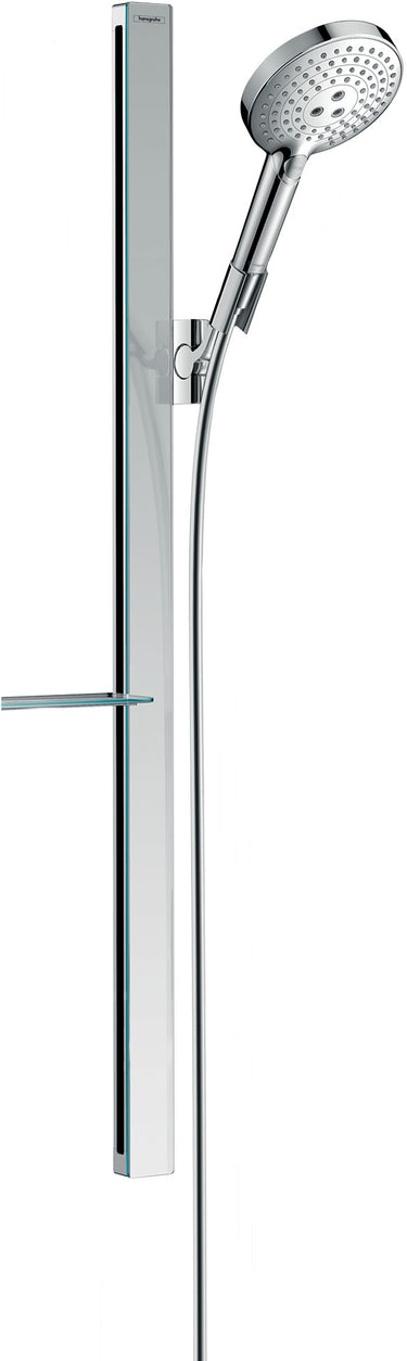 hansgrohe Raindance Select S120 3jet EcoSmart/Unica E brusesæt 90 cm krom - 1