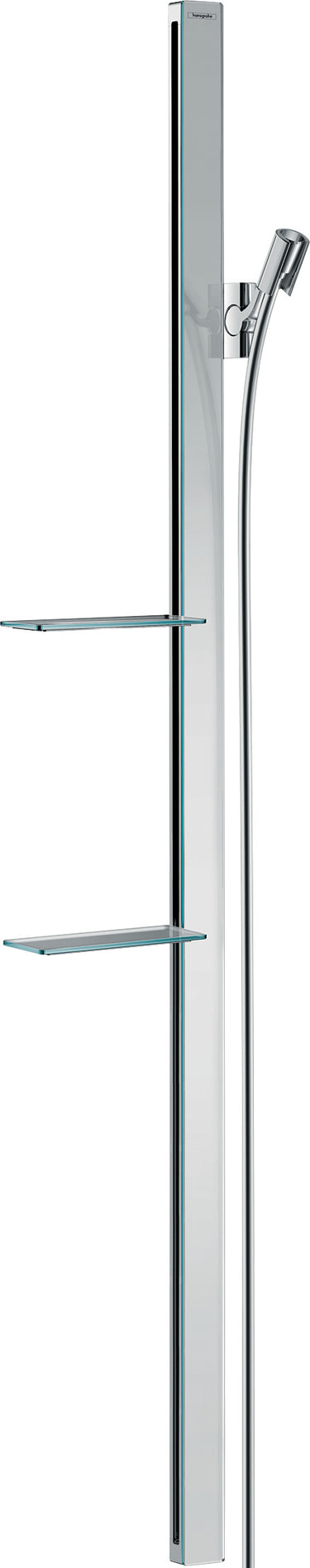 hansgrohe Unica E brusestang 150 cm krom - 1