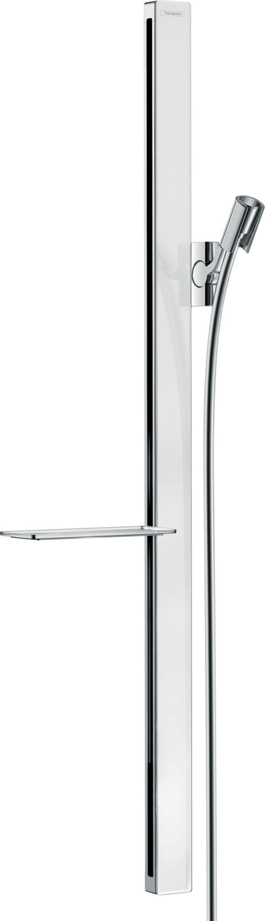 hansgrohe Unica E brusestang 90 cm hvid/krom - 1