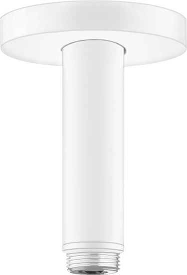 hansgrohe loftbefæstigelse S 1/2" 100 mm mat hvid - 1