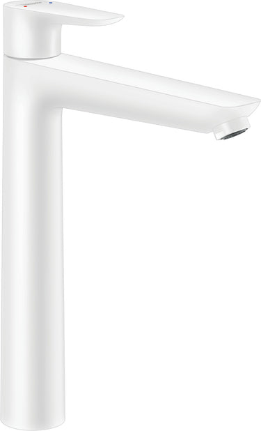 hansgrohe Talis E 1-grebs håndvaskarmatur 240 uden bundventil mat hvid - 1