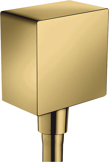 hansgrohe FixFit Square slangeudtag poleret guld-optik - 1