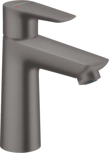 hansgrohe Talis E 1-grebs håndvaskarmatur 110 uden bundventil børstet sort krom - 1