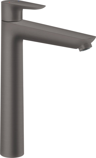 hansgrohe Talis E 1-grebs håndvaskarmatur 240 uden bundventil børstet sort krom - 1