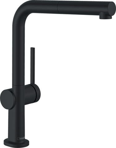 hansgrohe Talis M54 køkkenarmatur 270 1jet med udtæk mat sort - 1