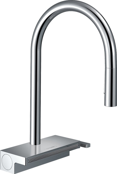 hansgrohe Aquno Select M81 køkkenarmatur 170 med udtræksbruser 3jet krom - 1