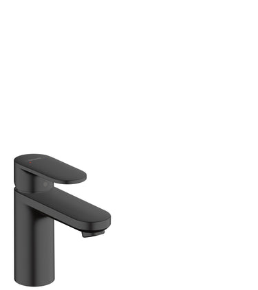 hansgrohe Vernis Blend 1-grebs håndvaskarmatur 100 uden bundventil mat sort - 1