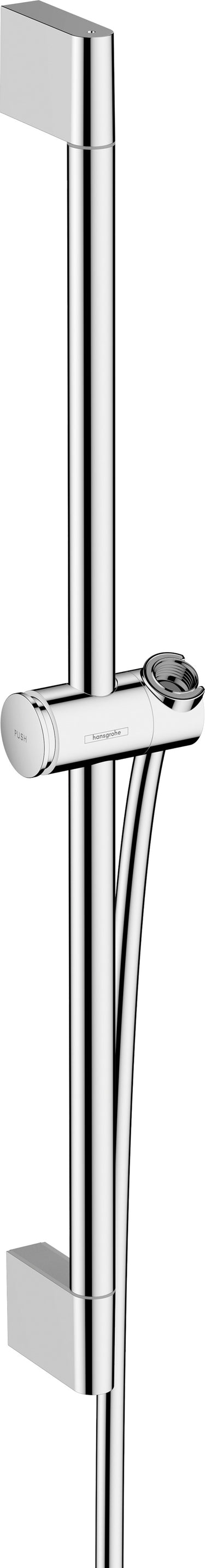 hansgrohe Unica bruserstangsæt Pulsify S 65 cm med Push bruserholder og bruserslange krom - 1