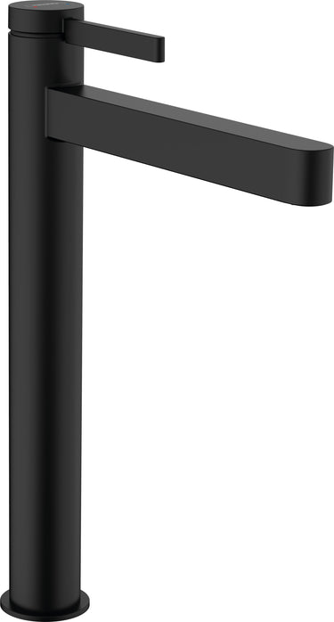 hansgrohe Finoris 1-grebs håndvaskarmatur 260 med push-open bundventil mat sort - 1