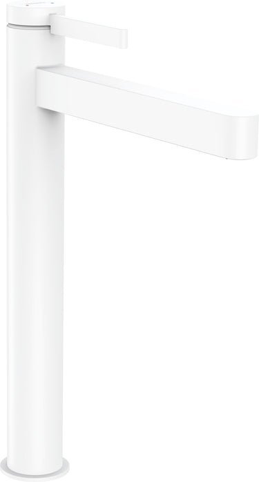hansgrohe Finoris 1-grebs håndvaskarmatur 260 med push-open bundventil mat hvid - 1