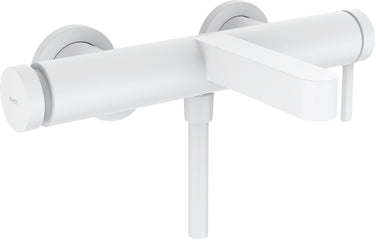 hansgrohe Finoris 1-grebs kar-/brusearmatur mat hvid - 1
