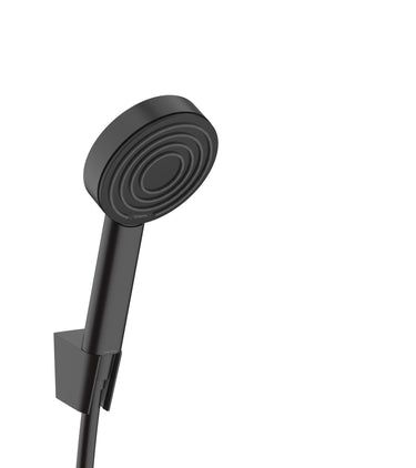 hansgrohe Pulsify S håndbrusersæt 105 1jet med bruserslange 125 cm mat sort - 1
