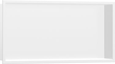 hansgrohe XtraStoris Original vægniche med integreret ramme 300/600/100 mat hvid - 1