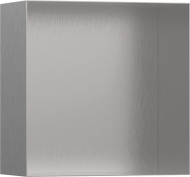 hansgrohe XtraStoris Minimalistic vægniche uden ramme 300/300/140 børstet rustfrit stål - 1