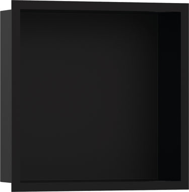 hansgrohe XtraStoris Individual vægniche mat sort med designramme 300/300/100 mat sort - 1