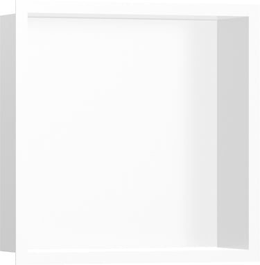 hansgrohe XtraStoris Individual vægniche mat hvid med designramme 300/300/100 mat hvid - 1