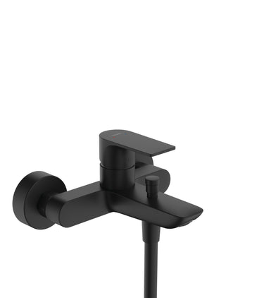 hansgrohe Rebris E 1-grebs kar-/brusearmatur mat sort - 1