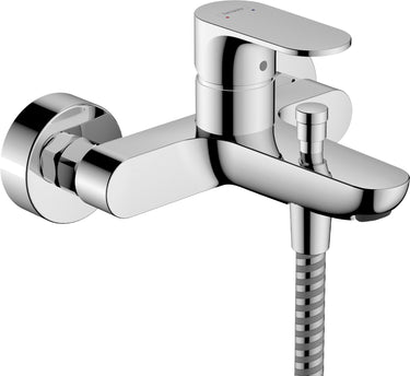 hansgrohe Rebris S 1-grebs kar-/brusearmatur krom - 1