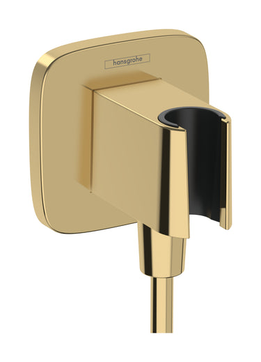 hansgrohe FixFit Q slangeudtag med bruseholder pol. guld-optik - 1