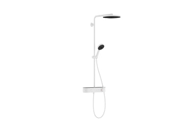hansgrohe Pulsify S Showerpipe 260 1jet EcoSmart m/ShowerTablet Select 400 mat hvid - 1