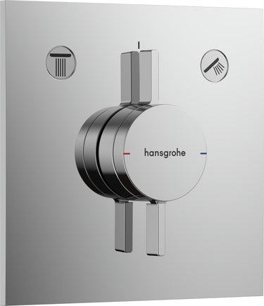 hansgrohe DuoTurn E armatur til indbygning 2 udtag krom - 1