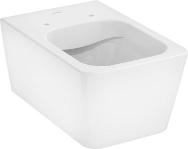 hansgrohe EluPura Q vægh toilet 540 u/skyllerand hvid - 1