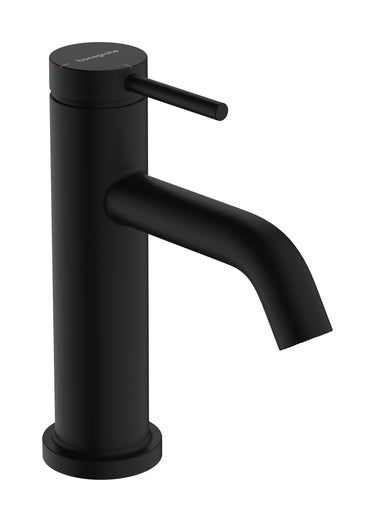 hansgrohe Tecturis S 1-grebs håndvaskarmatur 108mm tud t/hv u/bv mat sort - 1