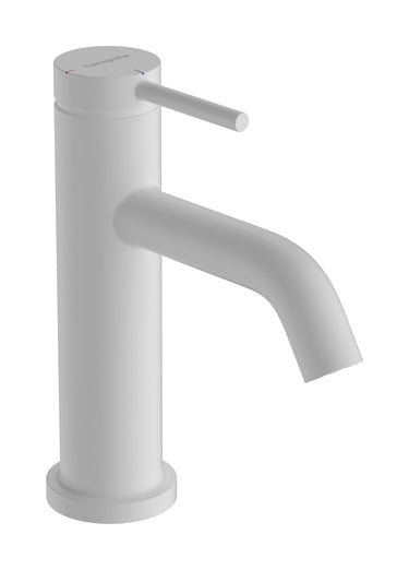 hansgrohe Tecturis S 1-grebs håndvaskarmatur 108mm tud t/hv u/bv mat hvid - 1