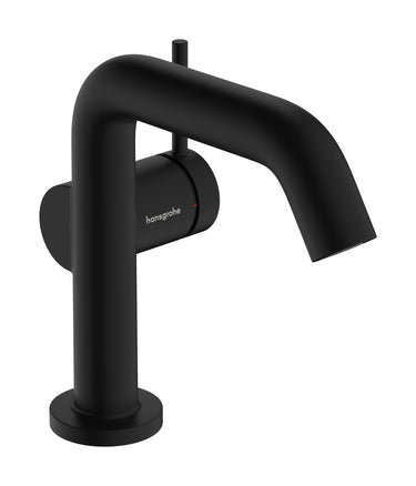 hansgrohe Tecturis S 1-grebs håndvaskarmatur 130mm tud t/hv m/push-open mat sort - 1