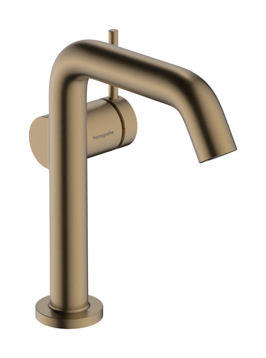 hansgrohe Tecturis S 1-grebs håndvaskarmatur 139mm tud t/hv u/bv børstet bronze - 1