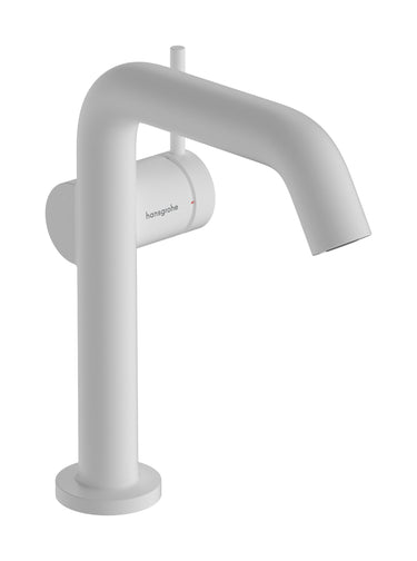 hansgrohe Tecturis S 1-grebs håndvaskarmatur 139mm tud t/hv u/bv mat hvid - 1