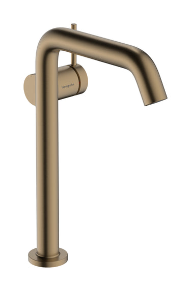 hansgrohe Tecturis S 1-grebs håndvaskarmatur 240 Fine CoolStart med push-open bundventil børstet bronze - 1