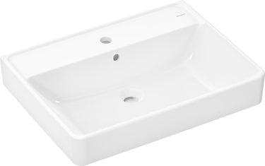 hansgrohe Xanuia Q bordmonteret håndvask 65x48cm m/hh m/overløb hvid - 1